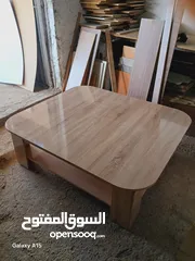  9 table basse   110/60/50. 800 dh   120/80/50.   950 dh   bois mdf 18    couleur noir.blanc.