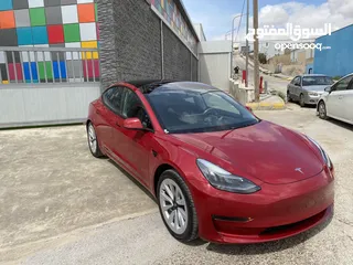  5 Tesla model3 بحالة الزيروفحص كامل اتوسكور %86