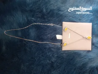  9 سنسال فضة مع حلق فضة قطعه مميزة