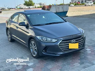  5 Hyundai Elantra 2017 oman car 118000 km only