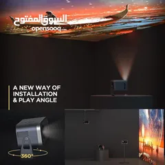  6 بروجكتر سينمائي منزلي وايرلس صغير وخفيف لمشاهدة الأفلام-Wireless K6 Projector