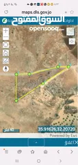  5 ارض زراعية غير مزروعة في قرية الكفير / جرش مساحة 4000 مترمربع