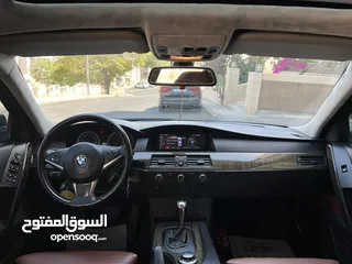  13 بي ام دبليو E60 525IA 2004 لون اسود محرك 2500cc للبيع بحالة ممتازة جدا