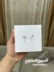  1 سماعات ايفون ايربودز برو جديده بلكرتونه