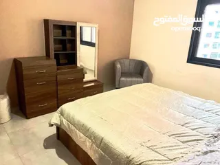  1 استوديو مفروش غرفه نوم 