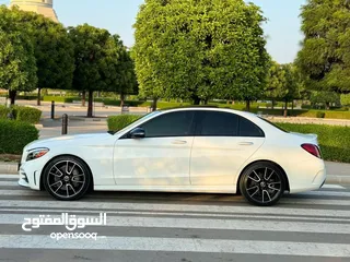  10 مرسيدس  أصل C300 AMG بلاك ادشن السيارة كلين تايتل بدون حوادث