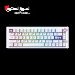  3 FANTECH MK920 MAXFIT6 Wireless Mechanical Gaming Keyboard - White (ARGB TRI-MODE CONNECTION) كيبورد