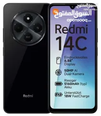  4 Redmi 14C 256G 16Ram /128GB 8ram الاصدار الاحدث  ريدمي كفالة وكيل رسمي  14  cسي