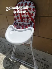  1 كرسي اطفال مستعمل بحاله ممتازه