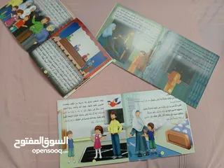  14 قصص أطفال لعمر 8 سنوات مستعملة للبيع بحالة جيدة جدا ومفيدة للأطفال وتعلم الأطفال الكتابة والقراءة .
