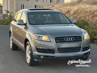  17 جيب اودي Q7 2007  كوارتر فل اوبشن كامل بانوراما اعلى صنف فحص كامل بحالة الوكالة
