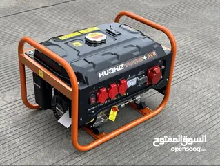  4 مولد   كهرباء ينزين 8500 واط بقوة 6,5 حصان HP قوي جداً فقط ب 850 شيكل فقط مخرج 3 فاز 380 V AC