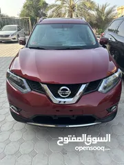  1 Nissan rogue (Xtrail)SL AWD 2014 maroon color نيسان روج اكستريل 2014 اس ال فورويل اللون خمري