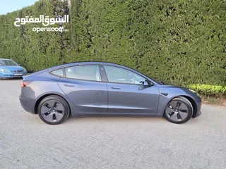  11 Tesla model 3 2023 ممشى قليل  فحص كامل أوتوسكور ق  B+(86)الوان مختلفه وداخلي ابيض او اسود واسعارر
