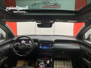  14 هيونداي توسان إن لآين هايبرد بلج إن 2023 دفع رباعي 271 حصان فل اضافات