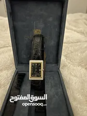  6 Caran d’ache vintage tank two-tone dress watch