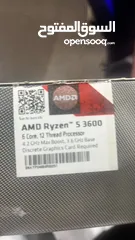  1 Ryzen 5 3600 6 core 12 thread processor للبيع