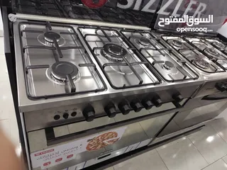  2 عرض نااار على فرن فريش 90 سم ستيل فل سيفتي كامل مع مروحه