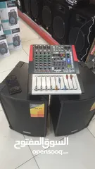  2 طقم dj مكون من سماعات 12 انش عدد2 ومكسر صوت فل مواصفات مع بلوتوث