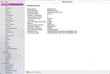  14 MacBook Pro (15-inch, Mid 2015) بحالة  جيدة جداً وسعر اكثر من رائع
