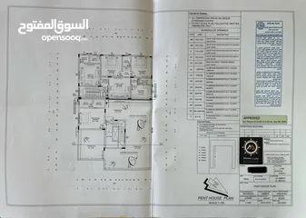  7 للبيع عدد (3) شقق مع قاعدة فلة بالمحج