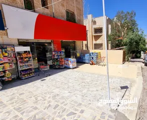  1 محل سوبر ماركت و عروض للبيع (خلو) في طبربور بابين مساحة 120متر 70 متر داخلي و 50 متر ساحة خارجية