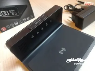  5 AURIOL Wireless  ساعة/منبه/حرارة الغرفة/شاحن ويرلس ألماني جديد