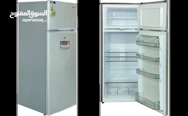  1 Geepas 2 doors refrigerator and no frost freezer
