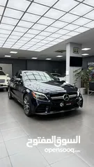  3 مرسيدس C43 2020 توين توربو 6 سلندر AMG أصل فل مواصفات أزرق ديواني