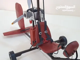  4 مجسم طائره Gyrocopter 1/18 طبق الاصل