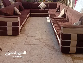  4 طقم كنب لون بني