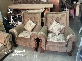  1 طقم كنب 7 مقاعد تفصيل بسعر حرق بس على 800