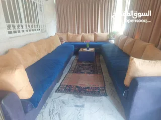  1 طقم كورنر 14 مقعد +طربيزات عدد 2
