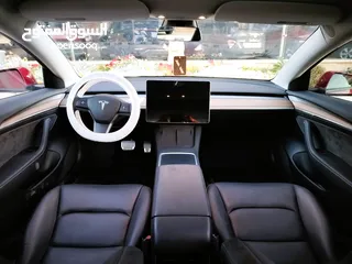  22 تيسلا 2023 model 3 فحص كامل 4 جــيــد ممشى قليل 18 الف بحالة الوكالة لون مميز بسعر لقطة ومحروووق