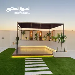  24 تصميم وتنفيذ وتنسيق الحدائق منزلية