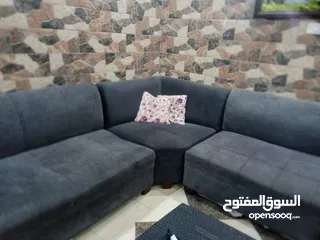  2 طقم كنب مستعمل بحاله جيده
