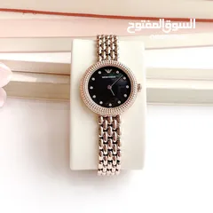  18 ساعة أمبوريو آرماني الأصلية.Emporio Armani Analog, Stainless Steel Band, AR11432, Rose Gold-Black