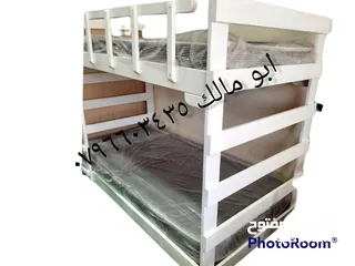  11 تخت طابقين تخوت وأسرة من أحسن انوع الخشب حسب الطلب صناعة ممتازة سرير  مفرد لا نعمل بتجاري