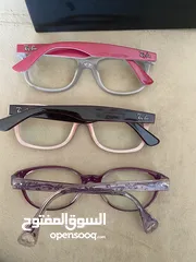  1 اطار نظاره طبية ريبان اصلي عدد 3 الوان مختلفة
