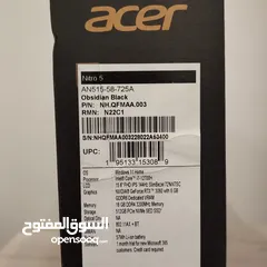  5 Acer Nitro 5 مستعمل في حالة الجديد