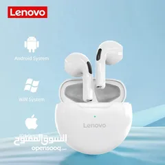  6 Lenovo Bluetooth headphones/ سماعة لينوفو  للتواصل فقط على السوق المفتوح
