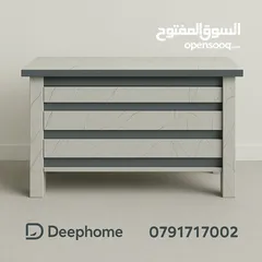  6 اختر مكتبك بعناية من تشكيلة Deep home الأنيقة، تصميم عملي، خامة فخمة، ومساحات تخزين تريح بالك! مكاتب