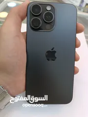  4 IPHONE 15 PRO MAX (1-TB) USED /// جهاز ابل 15 برو ماكس 1 تيرا الذاكرة مستعمل وكالة