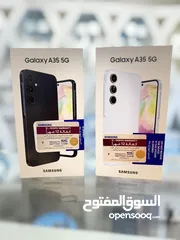  1 ‏Samsung Galaxy A35  ‏‎‏8 ram / 256GB  ‏‎جديد بالكرتونة ‏‎كفالة الوكيل BMS