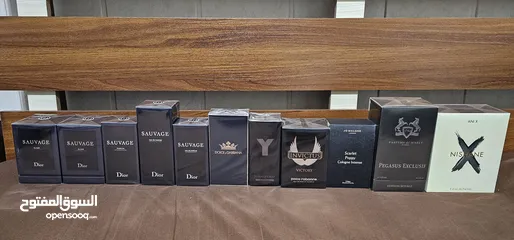  1 مجموعه عطور شخصيه اصليه متكونة من 11 قطعه متنوعه للبيع شرط الفحص والتاكد