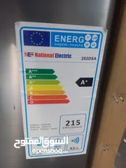  2 ثلاجه ناشونال الكتريك 235 لتر اعلى توفير طاقه لون سلفر