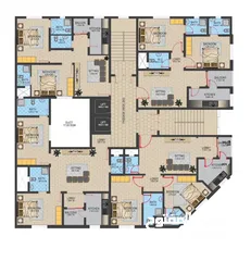  4 رونق المعبيلة - قسط ل 6 سنوات - شقة مكونة من غرفتين وصاله قريب نيستو ومسقط مول