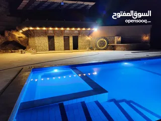  7 شالية رمسيس  Ramesses Chalet وسط اجمل غابات عجلون أطلالة بانورامية