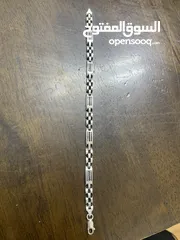  3 إسوارة روليكس فضة ‏Silver Rolex bracelet