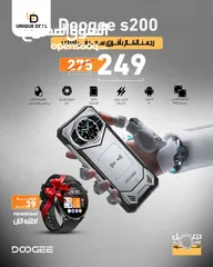  1 هاتف دوجي S200 جديد مستخدم  ساعتين للتجربة